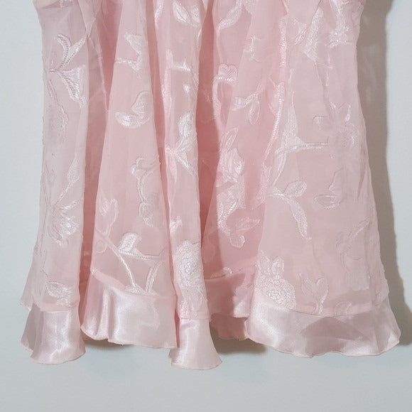 Cinema Etolie Pink Floral Lingerie Camisole Top NWT Size Medium