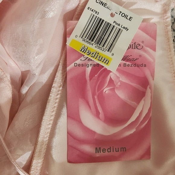 Cinema Etolie Pink Floral Lingerie Camisole Top NWT Size Medium