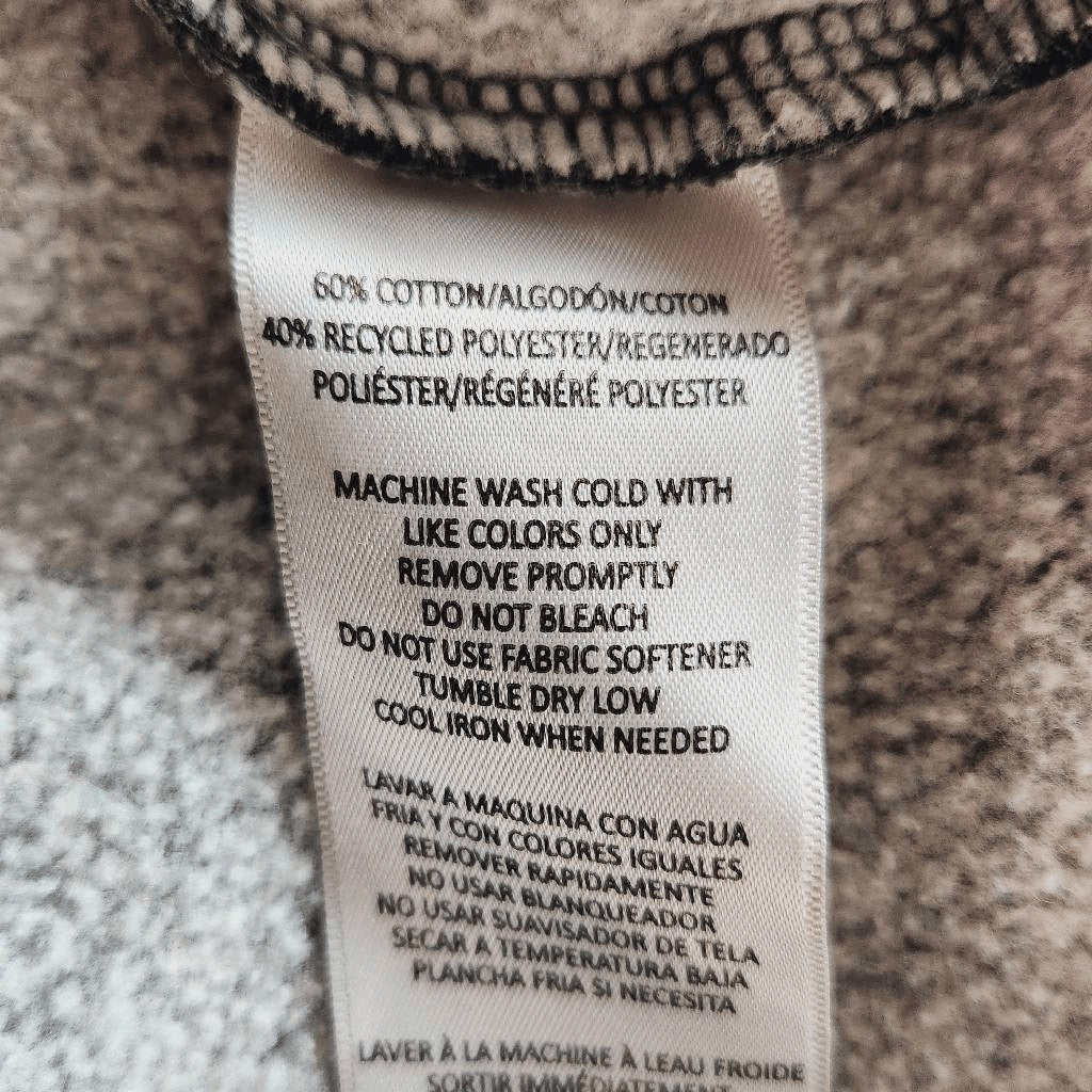 Calvin Klein Performance Gray Cropped Logo Sweatshirt Size Small Gray Sweatshirt