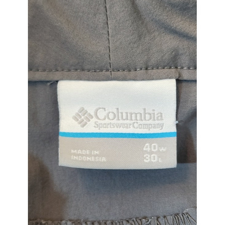 Columbia Gray Lightweight Performance Pants Size 40 X 30