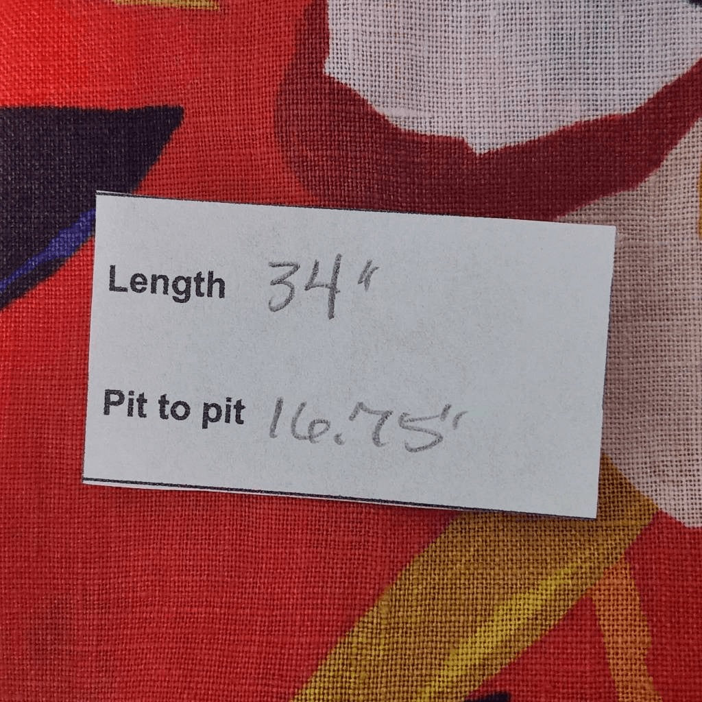 Sigrid Olsen Colorful Floral Linen Dress NWT XS Colorful Linen Dress