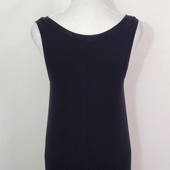 Lilla P Blue and Black Maxi Dress Size XS Black Minimalist Dress