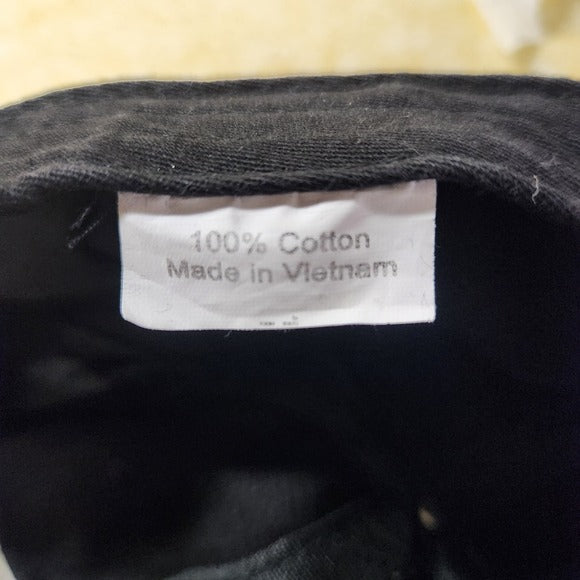 Evan Williams Bourbon Black Distressed Baseball Cap One Size Adjustable