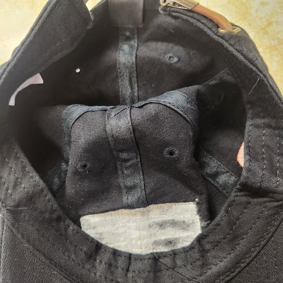 Evan Williams Bourbon Black Distressed Baseball Cap One Size Adjustable