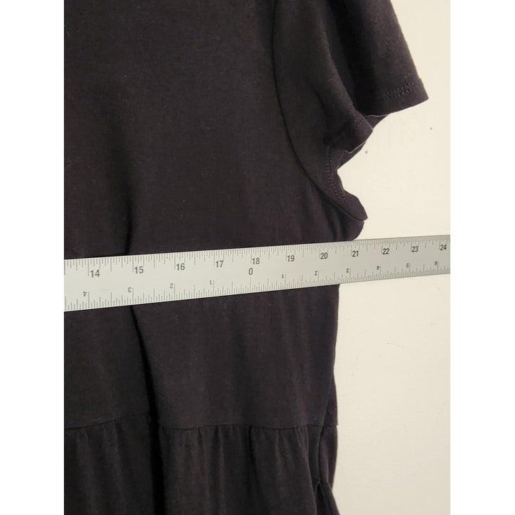 Time and Tru Black Tiered Babydoll Mini Dress Size XL