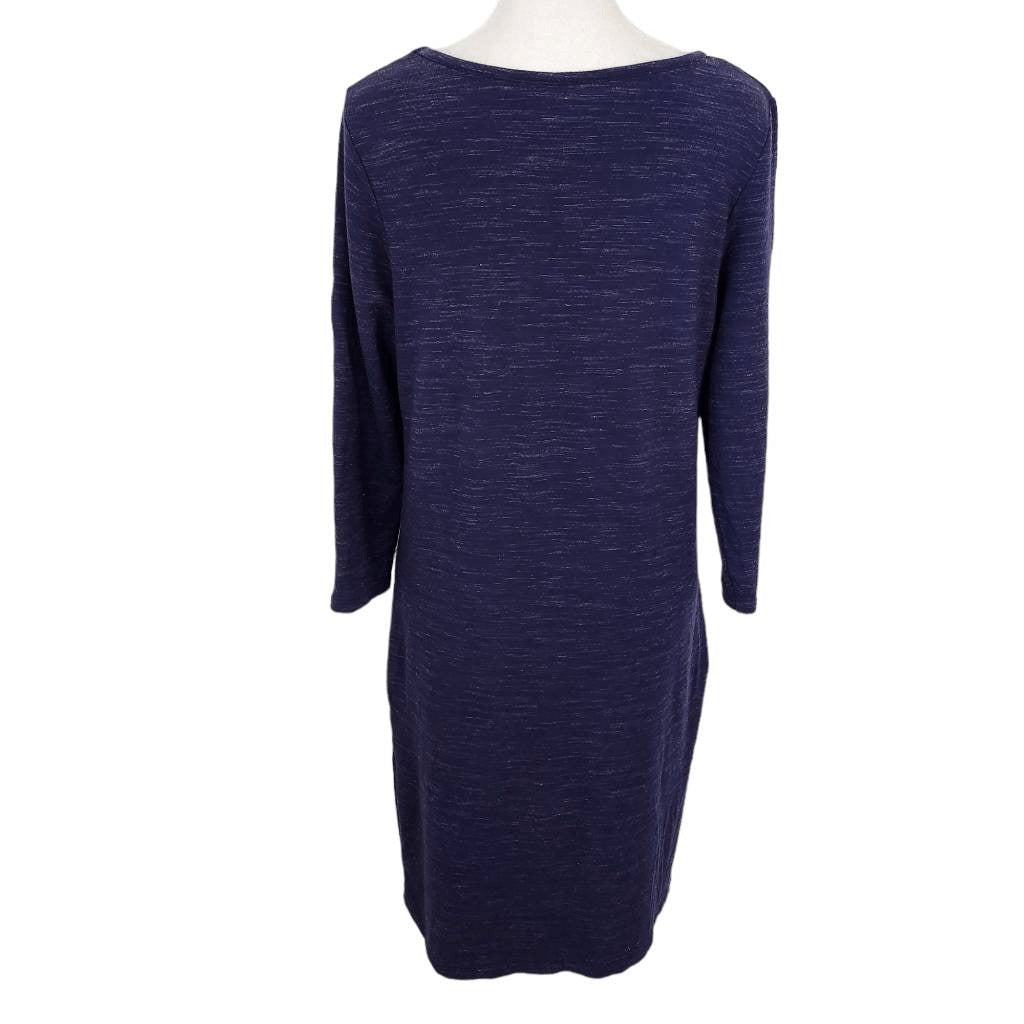 Paraphrase Navy Shift Dress Size Medium Navy T-Shirt Dress