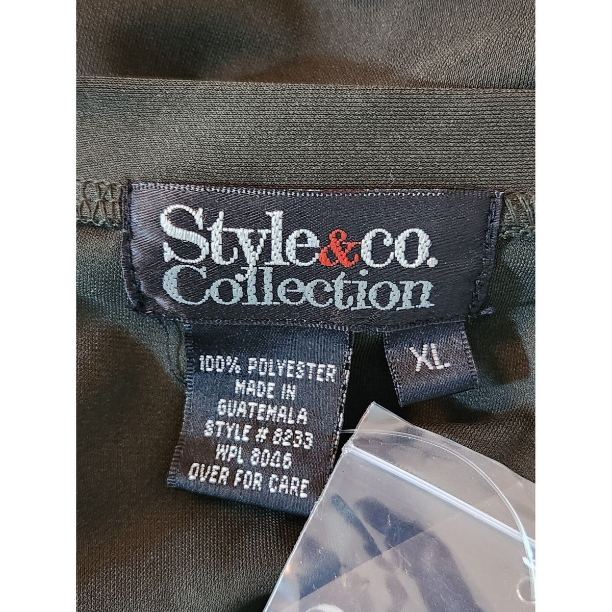 Style & Co. Olive Green V-Neck Button-Up Cardigan Size XL NWT