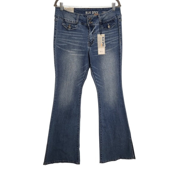 Blue Spice Mid-Rise Flare Jeans Size 11 NWT