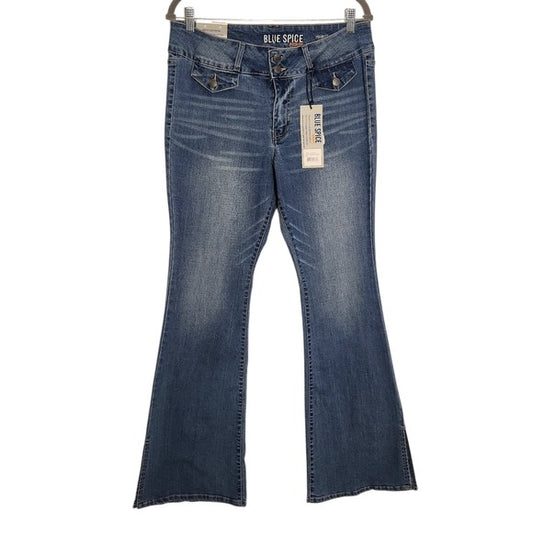 Blue Spice Mid-Rise Flare Jeans Size 11 NWT