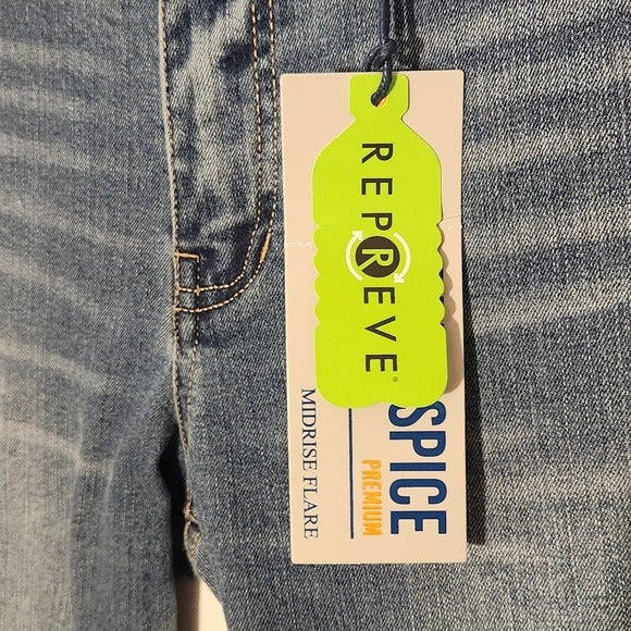 Blue Spice Mid-Rise Flare Jeans Size 11 NWT