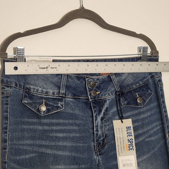 Blue Spice Mid-Rise Flare Jeans Size 11 NWT