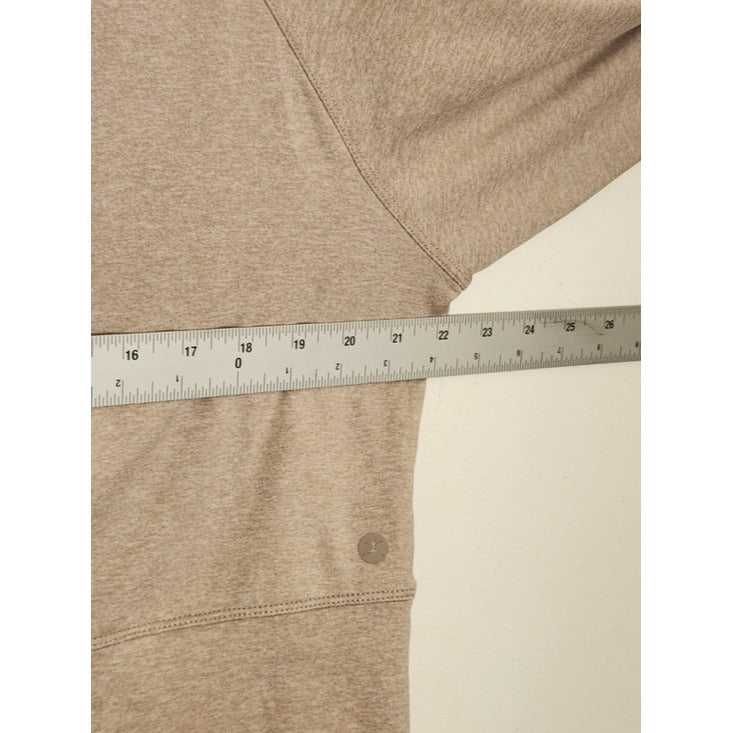 Danskin Heather Brown Quarter Zip Pullover Size Medium