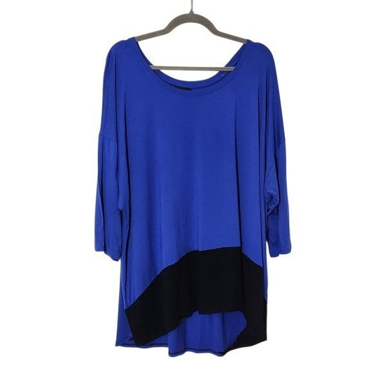 Lane Bryant Blue and Black Women's Top NWT Size 26/28