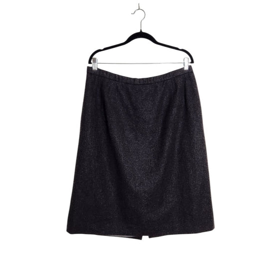 Pendleton A-line Charcoal Gray Wool Skirt Size 18W