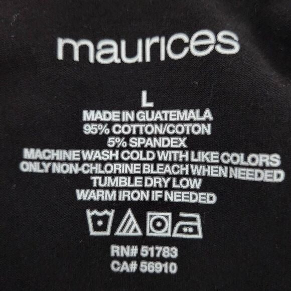 Maurices Black Christmas Tree Tank Top Size Large Holiday Tank Top Christmas Top