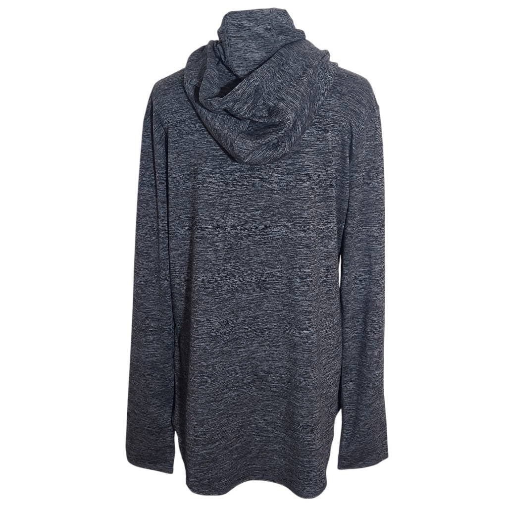 Mono B Charcoal Gray Pullover Hoodie Size Large Dark Gray Activewear Top
