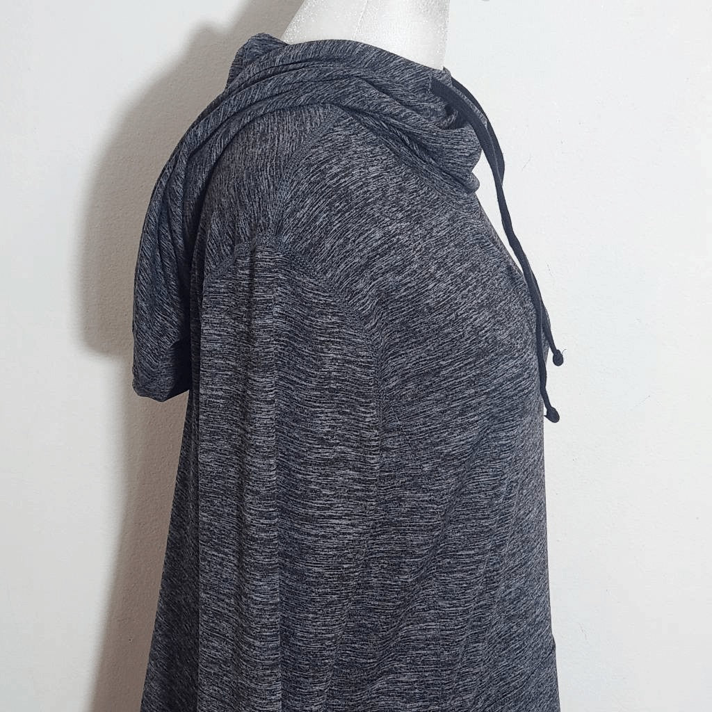 Mono B Charcoal Gray Pullover Hoodie Size Large Dark Gray Activewear Top