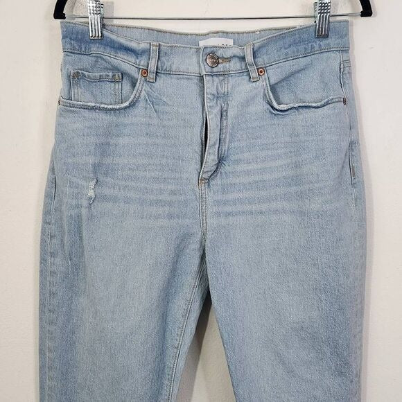 LOFT High Waist Straight Cropped Jeans Size 6