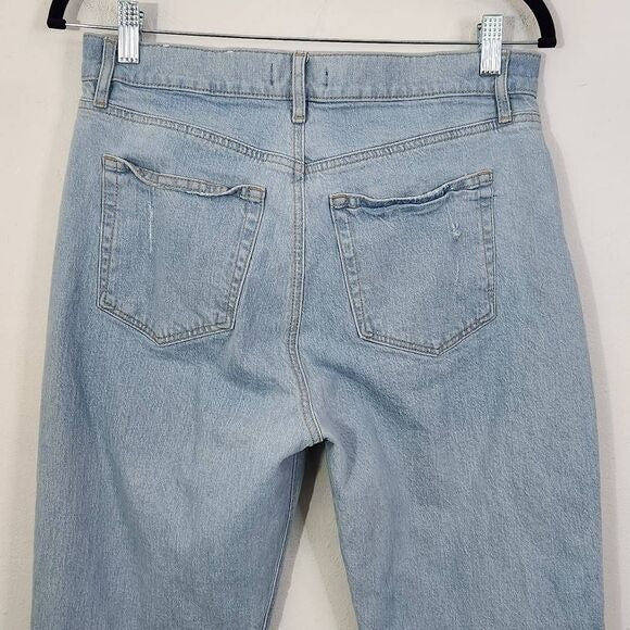 LOFT High Waist Straight Cropped Jeans Size 6