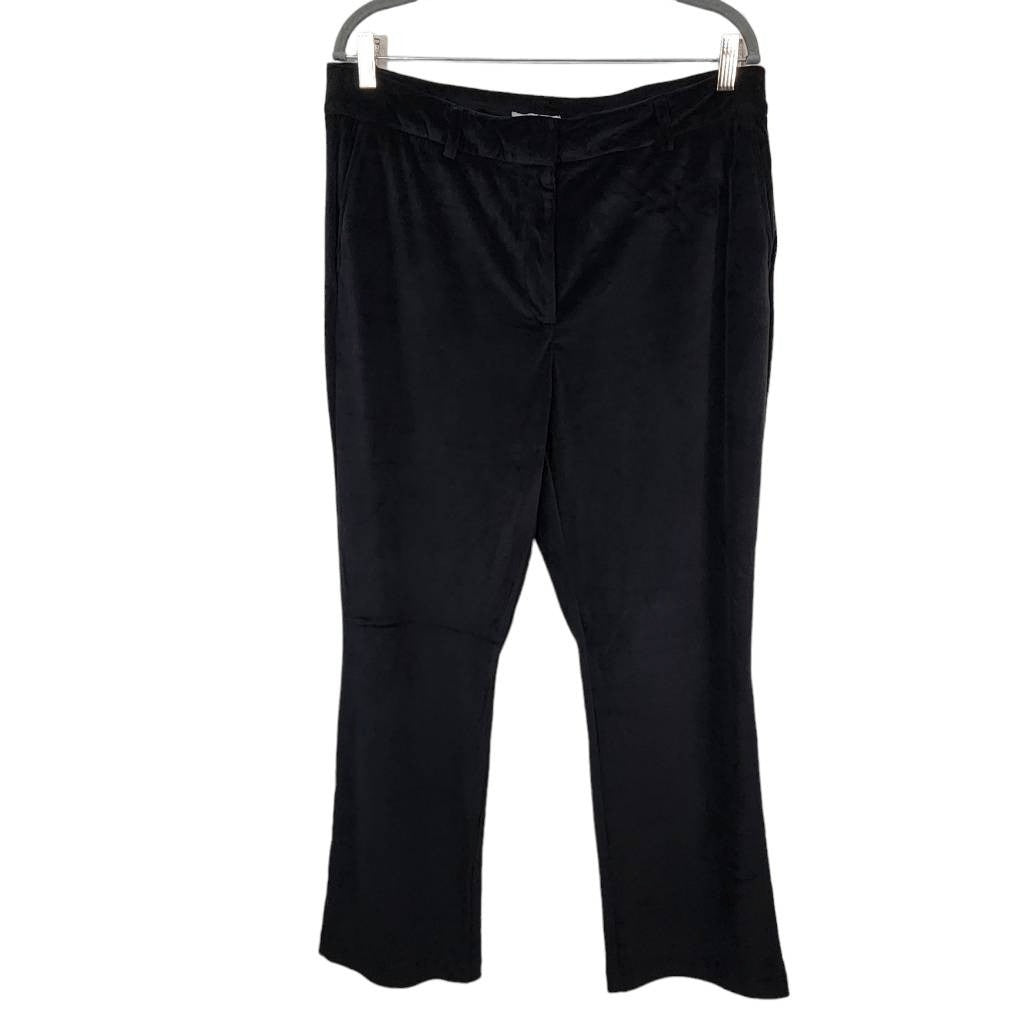 Maison D'Amelie Black Velvet Pants Size 14 Black Velvet Dress Pants