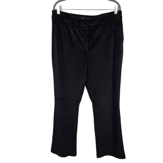 Maison D'Amelie Black Velvet Pants Size 14 Black Velvet Dress Pants