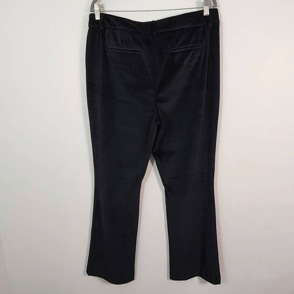 Maison D'Amelie Black Velvet Pants Size 14 Black Velvet Dress Pants
