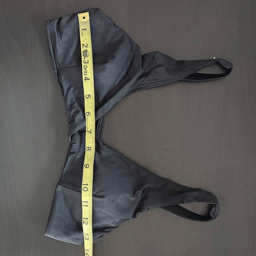 Andie Black Bikini Top Black Swim Top NWT Size Medium Andie Black Swimwear