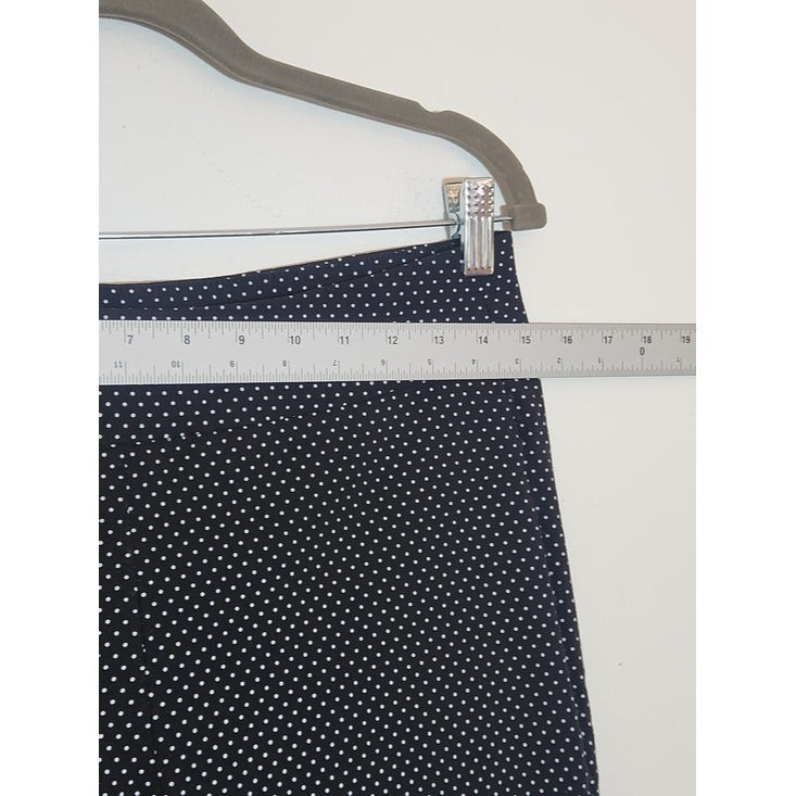 Philosophy Black and White Polka Dot Capri Pants Size Medium