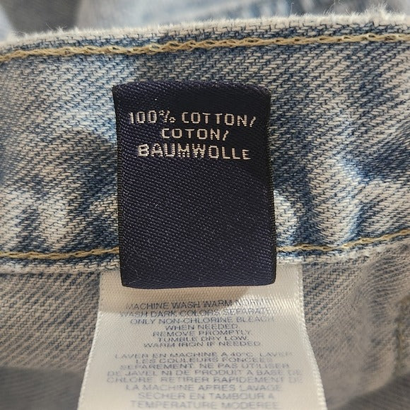 Lands’ End Light Wash Slim Fit Jeans Size 34x32 Vintage