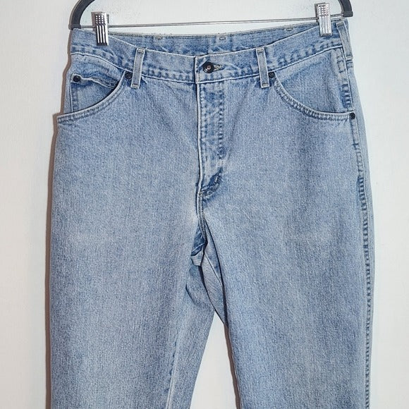 Lands’ End Light Wash Slim Fit Jeans Size 34x32 Vintage