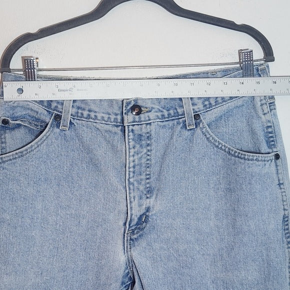 Lands’ End Light Wash Slim Fit Jeans Size 34x32 Vintage