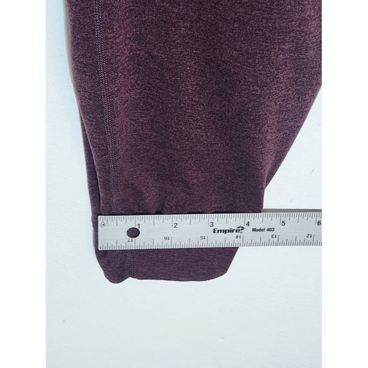 Vuori Womens Burgundy Cropped Joggers Size Small