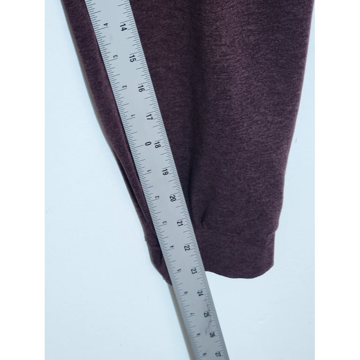 Vuori Womens Burgundy Cropped Joggers Size Small