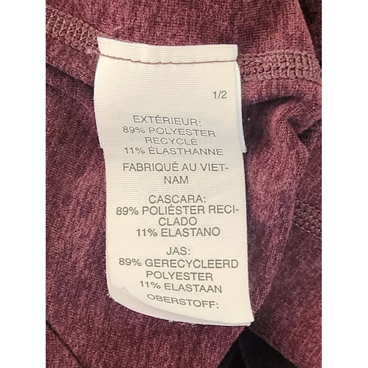 Vuori Womens Burgundy Cropped Joggers Size Small