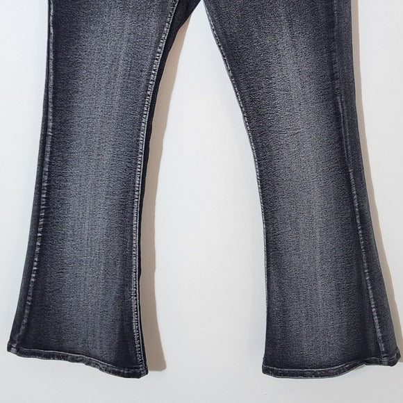 Bamboo Gray Flare Leg Jeans Size 15