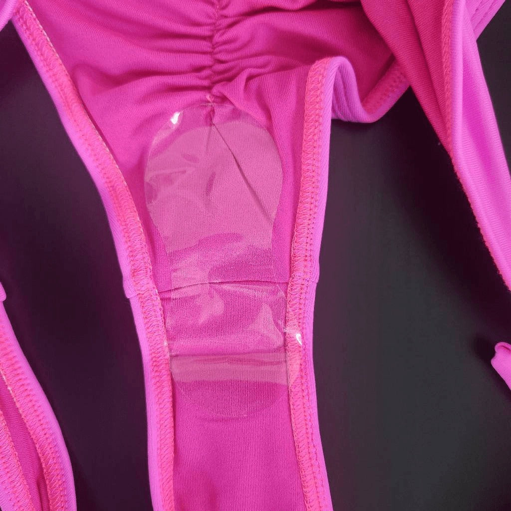 Frederick's of Hollywood Laguna Hot Pink Bikini Size Large NWT Pink Sexy Bikini