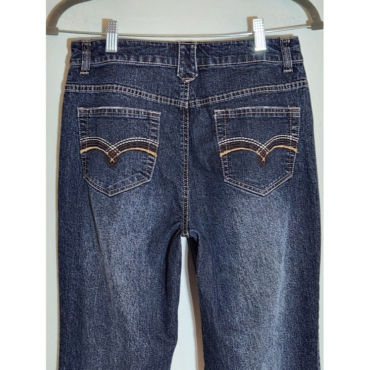 Sonoma Dark Wash Relaxed Fit Straight Leg Jeans Size 8