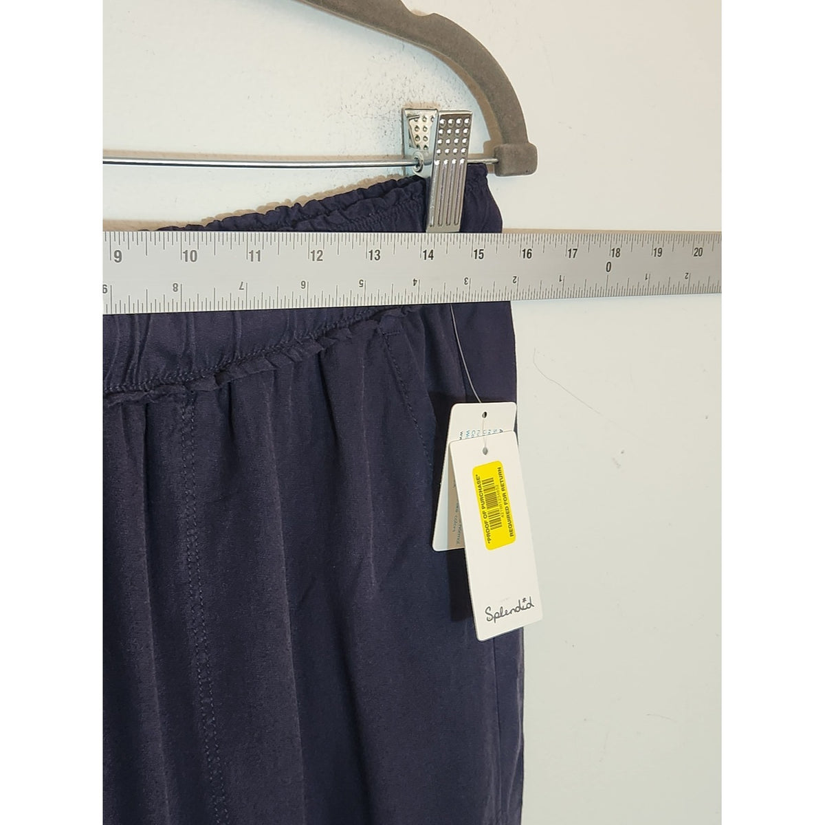 Splendid Navy Blue Pull-On Drawstring Waist Pants Size Large NWT
