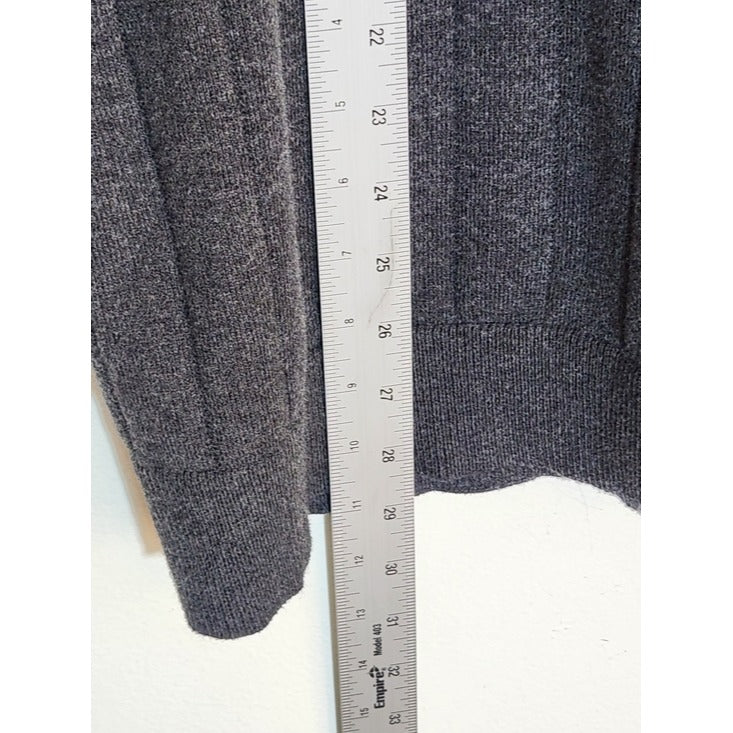Goodfellow and Co Gray Short Sleeve Polo Sweater Size Large
