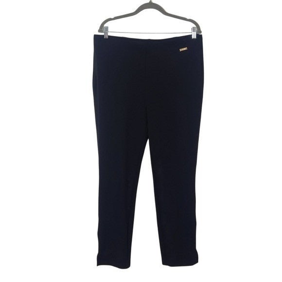 Rafaella Black Pull-on Ankle Pants Size XL Stretchy Black Pull-on Pants