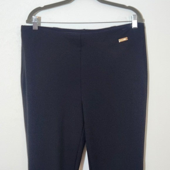 Rafaella Black Pull-on Ankle Pants Size XL Stretchy Black Pull-on Pants