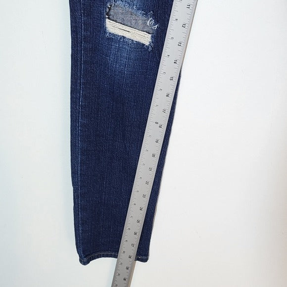 PAIGE Verdugo Ultra Skinny Distressed Low-Rise Jeans Size 25
