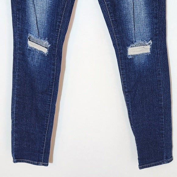 PAIGE Verdugo Ultra Skinny Distressed Low-Rise Jeans Size 25