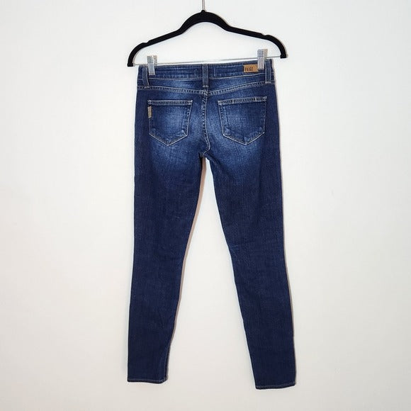 PAIGE Verdugo Ultra Skinny Distressed Low-Rise Jeans Size 25