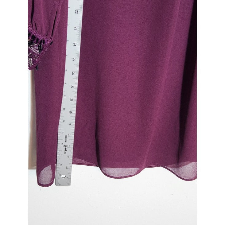 A. Byer Burgundy Cocktail Shift Dress Size Medium Wedding Guest Dress