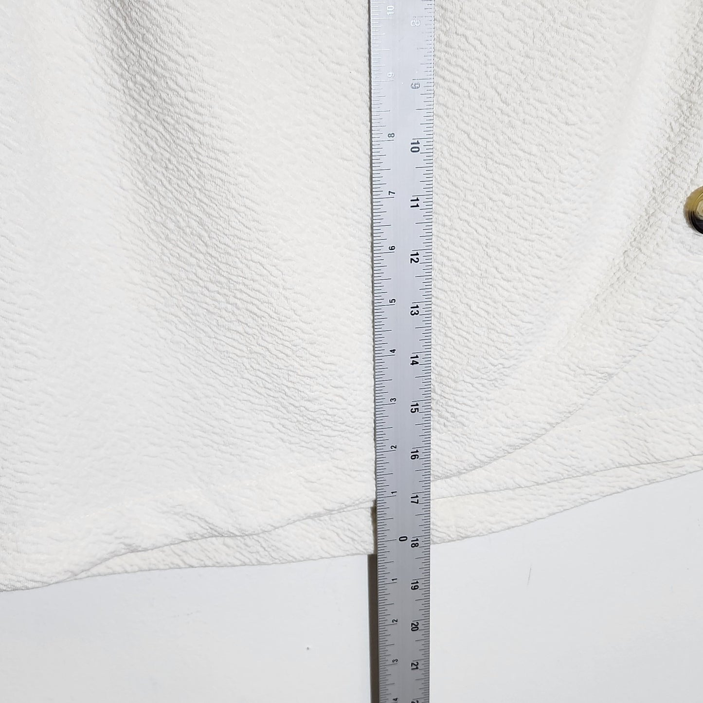Maeve Cream Textured Mini Skirt Size Medium