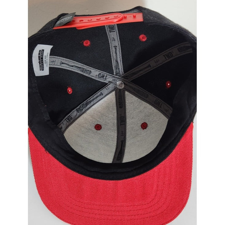 The Walking Dead Supply Drop Black and Red Lucille Flat Bill Hat Adjustable