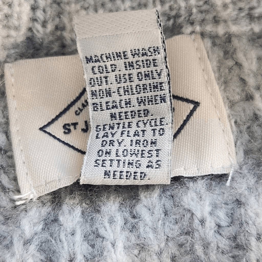 St. John's Bay Gray Sweater with Quarter-Zip Style Size XXL Soft Gray Sweater