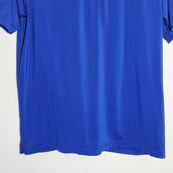 Pebble Beach Blue Short Sleeve Polo Shirt Size Large Blue Golf Polo Shirt