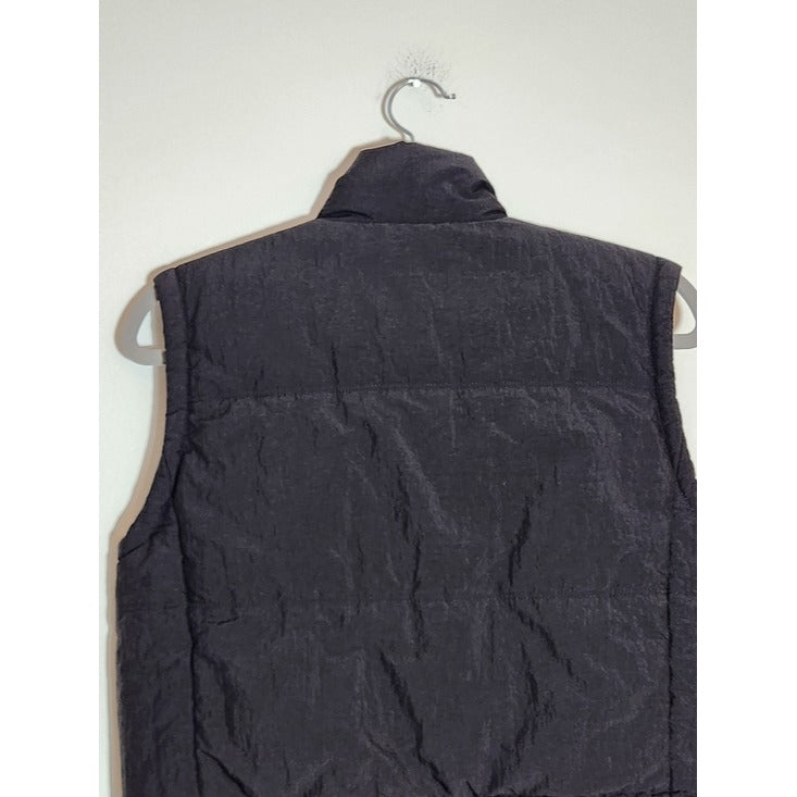 Thread and Supply Black Cropped Puffer Vest Size XS